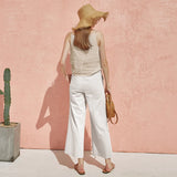 The Satin Strap Linen Cami