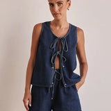 Valeria Denim Ensemble