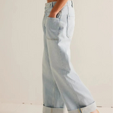 Candace High-Waist Wide-Leg Denims