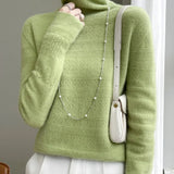 Élodie Stacked-Collar Sweater