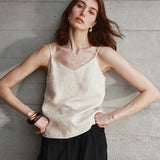 Women’s Linen V-Neck Camisole Top
