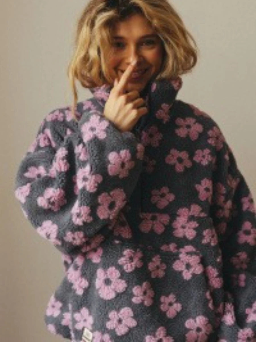 Dahlia Fleece Half-Zip Pullover