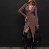 Théa Wrap Midi Dress