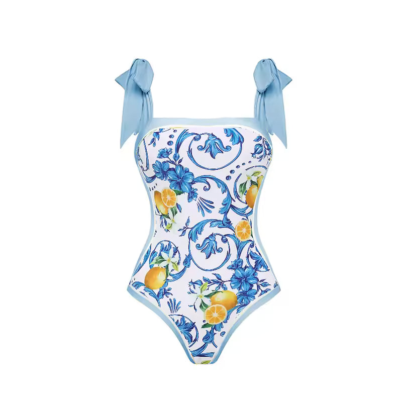 Amalfi Lemon Print One-Piece