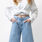 Cotton Vintage Denim Shorts