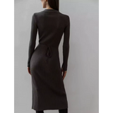 Théa Wrap Midi Dress