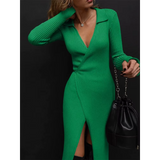Théa Wrap Midi Dress