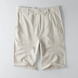 Summer Cotton Linen Beach Shorts