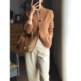Solène Waffle-Knit Cardigan