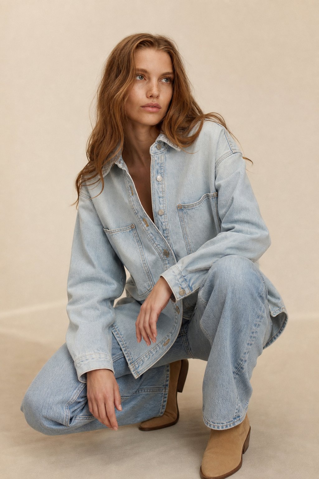 Addison Casual Denim Jacket — Light Blue, banana_republic product shot