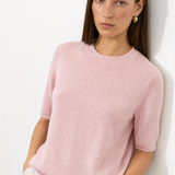 Larkin Seamless Pullover — Pink, studio product shot