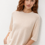 Larkin Seamless Pullover — Khaki, studio product shot