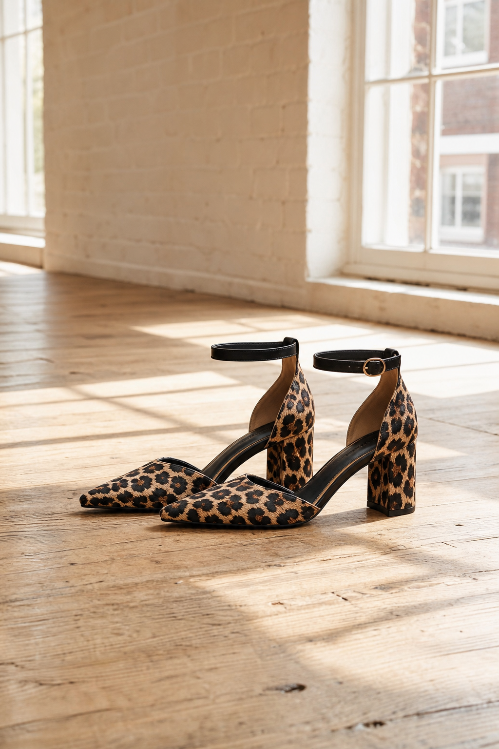 Nairobi Zebra Print Heel — Leopard, alo product shot