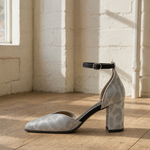 Nairobi Zebra Print Heel — Gray, alo product shot