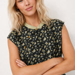 Larkin Blouse — Gray, jcrew product shot
