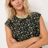 Larkin Blouse — Gray, jcrew product shot