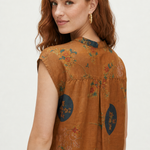 Larkin Blouse — Orange, jcrew product shot