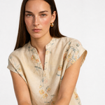 Larkin Blouse — Beige, jcrew product shot
