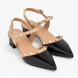 Lydia Pointed-Toe Heels — Black, jcrew product shot