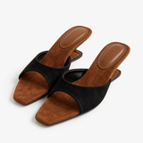 Positano Pointed-Toe Heel — Black, jcrew product shot
