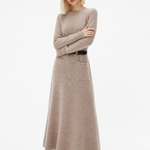 The Winter Luxe Midi — Camel, studio product shot