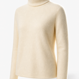 Victoria Mot'e Cashmere Turtleneck — Ivory, jcrew product shot