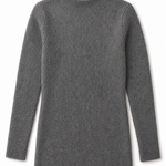 Aurora Wool Dress — Gray, studio product shot
