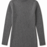 Aurora Wool Dress — Gray, studio product shot