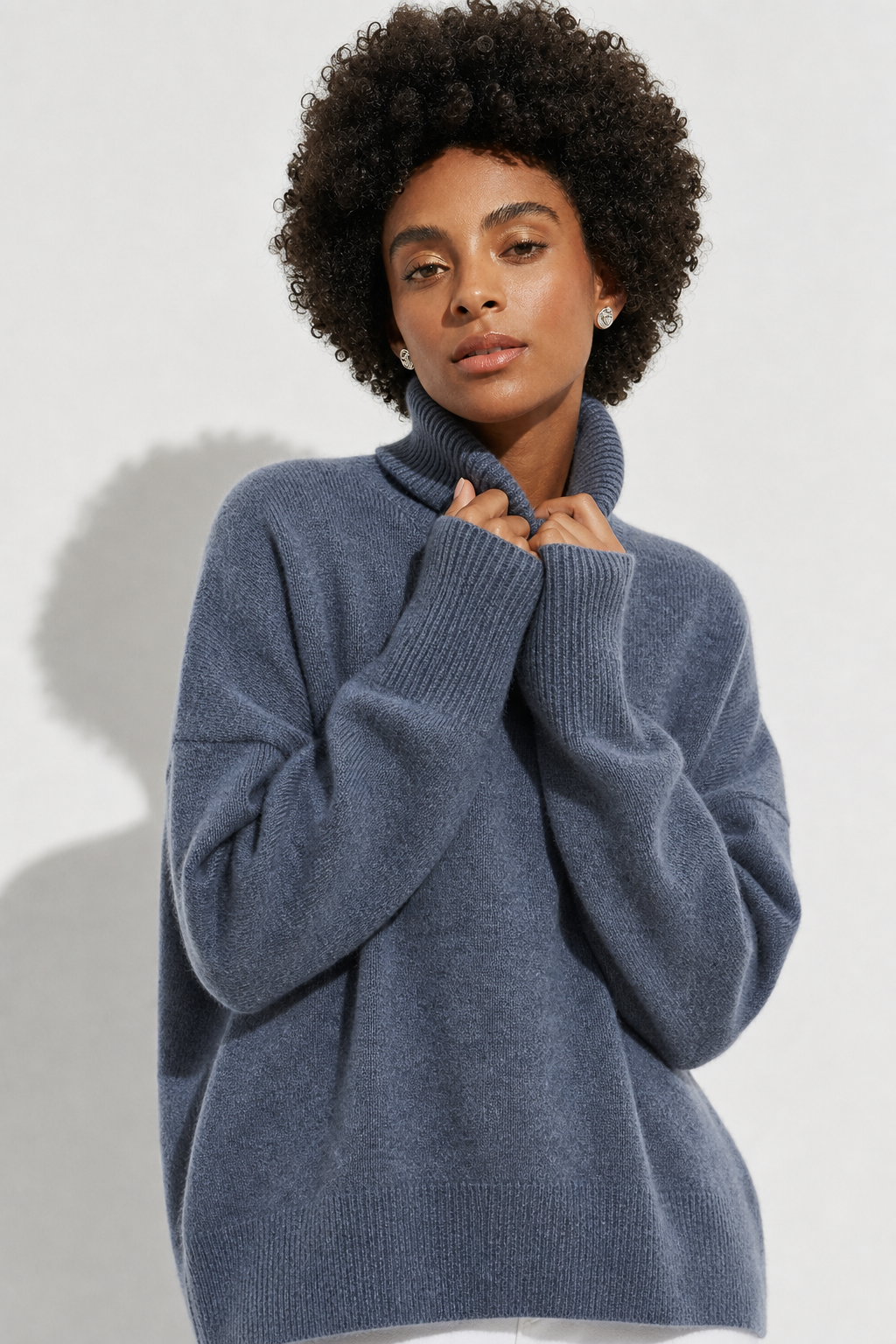 Vittangi Turtleneck — Blue, jcrew product shot