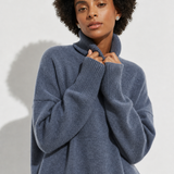 Vittangi Turtleneck — Blue, jcrew product shot