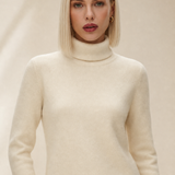 Victoria Mot'e Cashmere Turtleneck — Ivory, banana_republic product shot