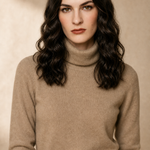 Victoria Mot'e Cashmere Turtleneck — Camel, banana_republic product shot