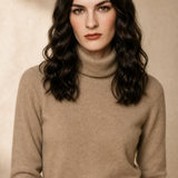 Victoria Mot'e Cashmere Turtleneck — Camel, banana_republic product shot