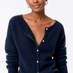 Nordique Knit Top — Navy, jcrew product shot