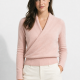 Svalbard Luxe Cashmere Sweater — Pink, jcrew product shot