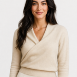 Svalbard Luxe Cashmere Sweater — Beige, jcrew product shot