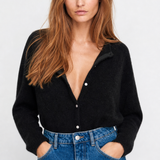 Nordique Knit Top — Black, jcrew product shot