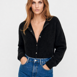 Nordique Knit Top — Black, jcrew product shot