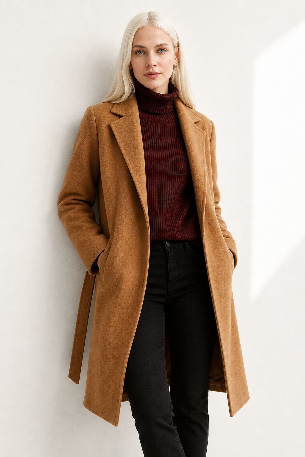Winter Cinch Woolen Coat — Vintage, jcrew product shot