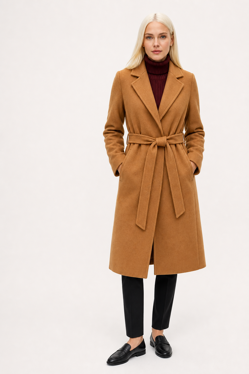 Winter Cinch Woolen Coat — Vintage, jcrew product shot