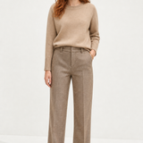 Colette Wool Herringbone Pants — Camel, jcrew product shot