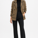 Vionne Houndstooth Knit Jacket — Camel, jcrew product shot