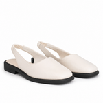Veyla Sling Flats — White, studio product shot