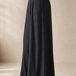 Estelle Wide-Leg Trouser — Black, banana_republic product shot