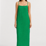 Coralie Maxi Dress — Green, studio product shot