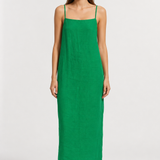 Coralie Maxi Dress — Green, studio product shot