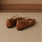 Amalfi Italian Leather Mary Jane Pump — Brown, banana_republic product shot