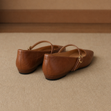 Amalfi Italian Leather Mary Jane Pump — Brown, banana_republic product shot