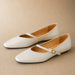 Amalfi Italian Leather Mary Jane Pump — Beige, banana_republic product shot