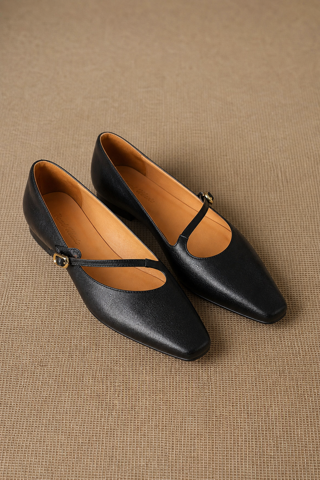 Amalfi Italian Leather Mary Jane Pump — Black, banana_republic product shot